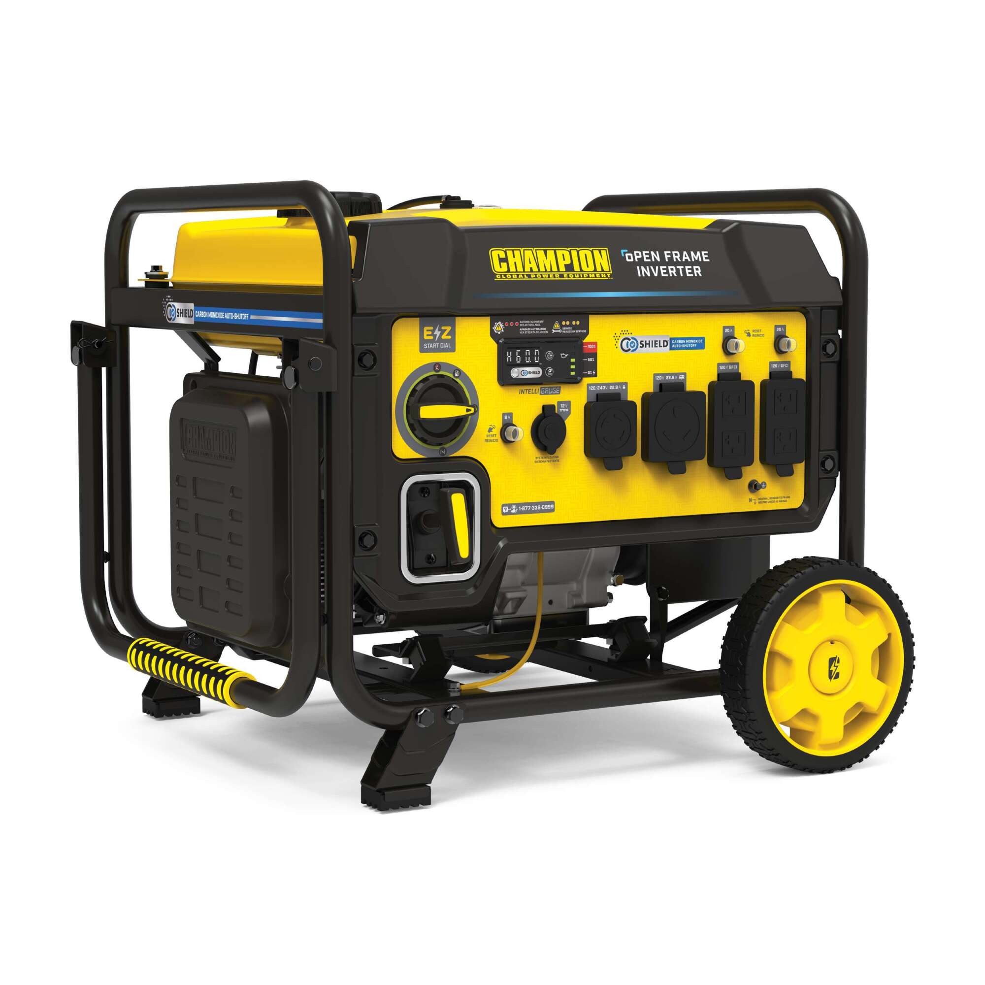 Champion Power Equipment RV Ready Open Frame Inverter Generator — 7250 Watts, Quiet Technology, CO Shield, Model# 201239